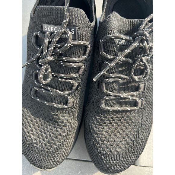 Skechers Los Angeles Women Black Stretch Fit Sneakers Size 8.5 - Picture 9 of 11